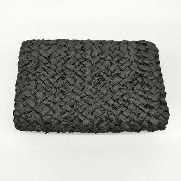 Set Of 2 Aldana Womens Golden Black Floral And Braided Buckle Clutch Wallet - Picture 10 of 12